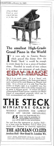1927 advert the steck - advert,