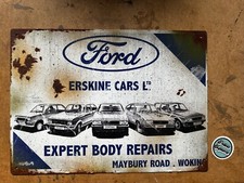 Ford Dealer Sign  Rusty