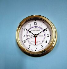 Brass Ships Time and Tide Clock