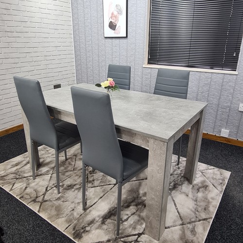 Grey dining table and - dining,