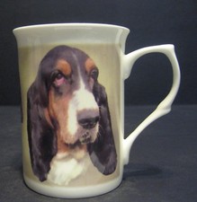 Mug Basset Hound Dog Fine Bone