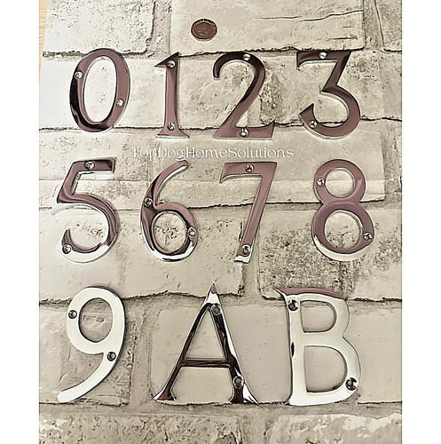 Large polished chrome door - polished,