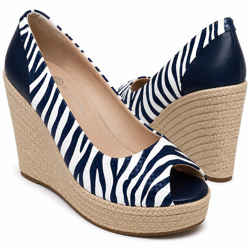Womens high wedge - wedge, peep
