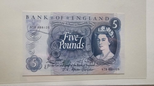 English five pound banknote - pound,