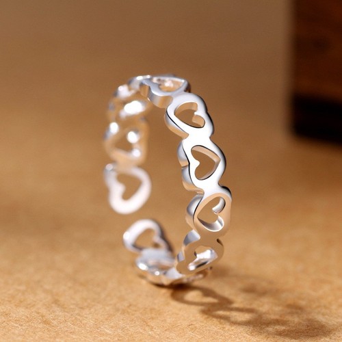 925 sterling silver heart - silver,