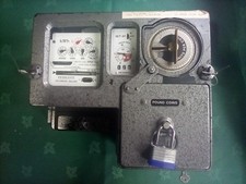Ferranti FPQ-102 prepayment £1 coin electricity meter, Original, Working