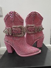 Pink Rhinestone Cowboy Boots
