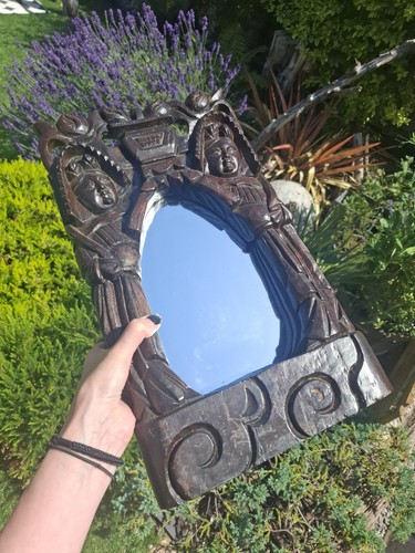 Hand carved folk wooden - hand,