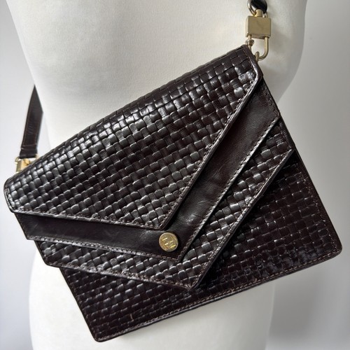 Vintage fendi leather woven - vintage,