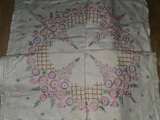 Vintage cream  Embroidered