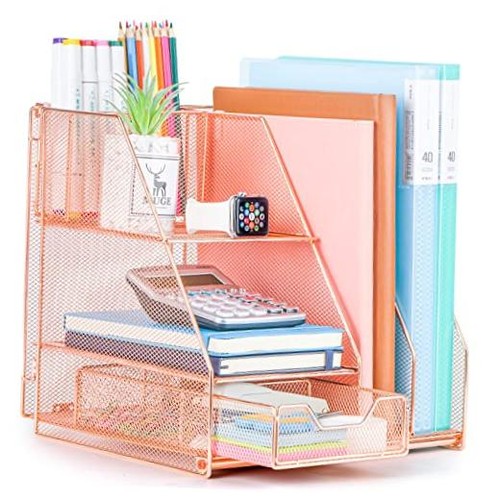 Rose gold desk accessories - gold,