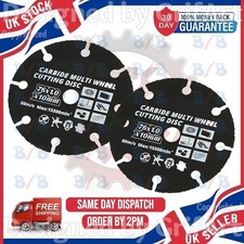 TWO 10MM CARBIDE CUTTING DISCS