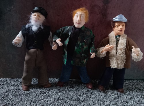 Dolls house miniature polymer - dolls,