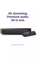 Roku Streambar HDR 4K HD TV Streaming Media Player New