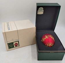 Mostowski Karenina Jewelled Egg Glass Christmas Ornament Hand Blown Glass 2232