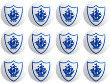 12 x Blue Peter BUTTON PIN