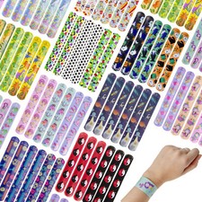 12 Slap Band Bracelets - Kid