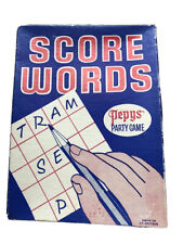 Vintage Pepys Party Game Score Words Complete 1950s 1960s