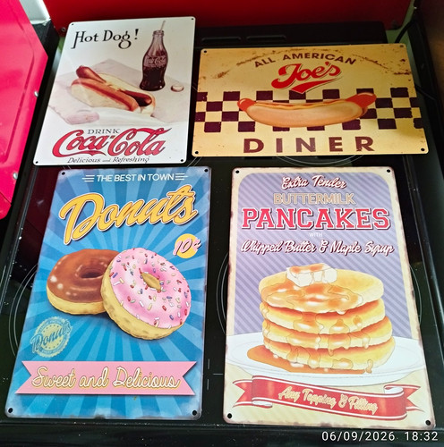 Reproduction metal food - metal,