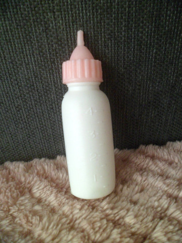 Vintage dolls milk bottle - dolls,