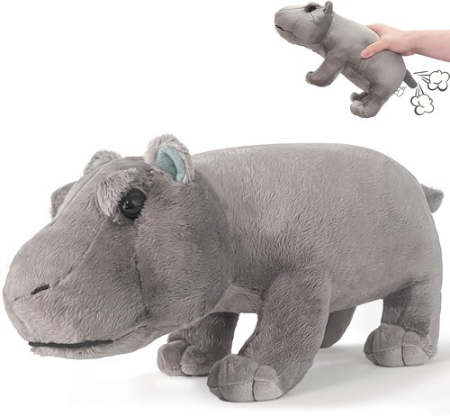 Hippo plush toy farting - toy,,