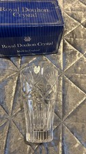 Royal Doulton Hand Cut Vase