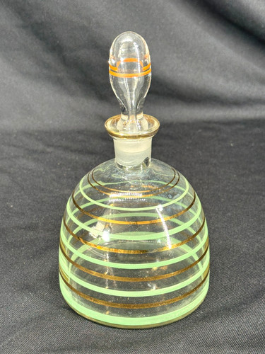 Vintage 1960s glass decanter - vintage,