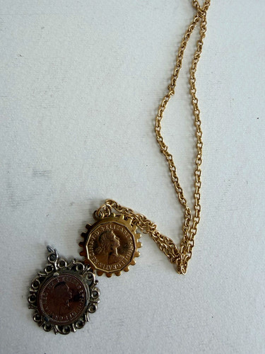 Lot vintage mounted - mounted, sixpence
