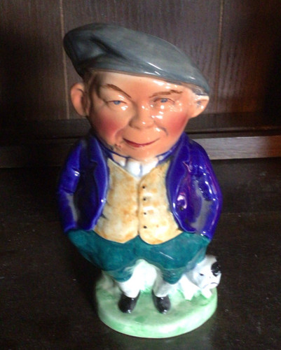 Burlington ware toby - burlington, jug