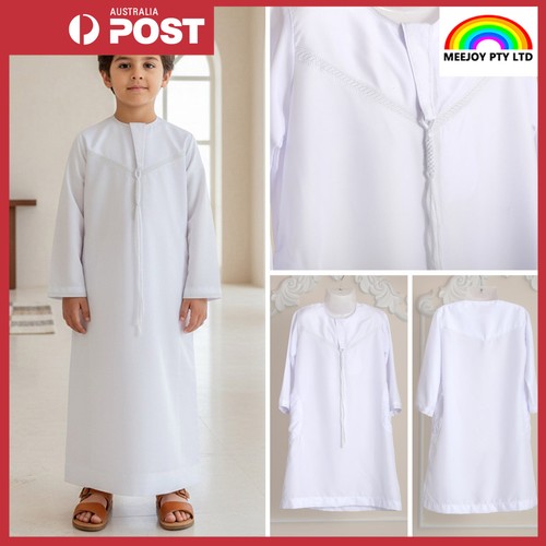 Boys white thobe - white,