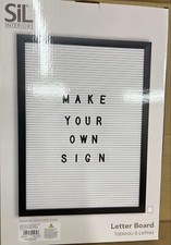 White Board Black Letter /