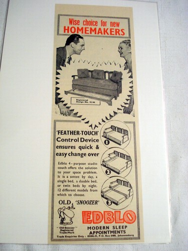 1945 south africa - ad, edblo
