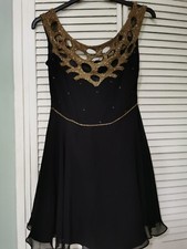 Virgos lounge size 12 black chiffon dress evening club wedding cruise party 