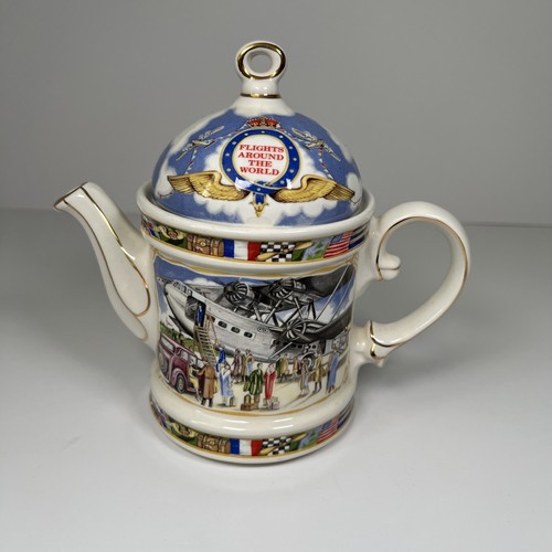 Sadler tea pot - sadler, golden