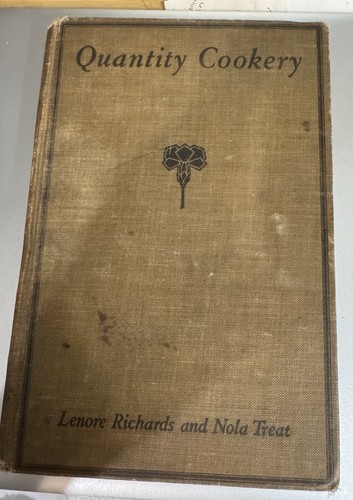1922 quantity cookery - quantity,