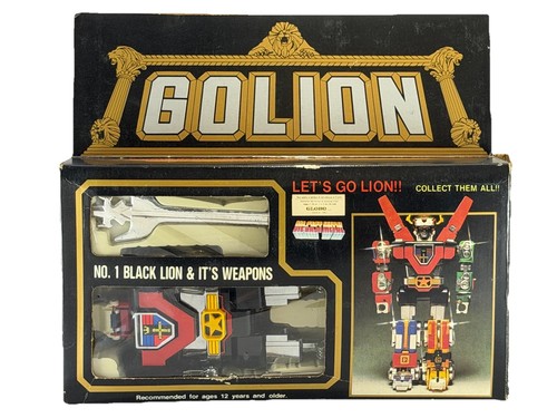 Black lion robot - black,