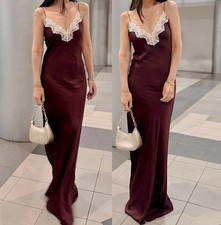 ZARA ZW A-LINE BURGUNDY LACE