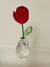 SWAROVSKI CRYSTAL FLOWER DREAMS RED ROSE 5723648