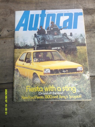 Vintage autocar magazine - vintage, 24th
