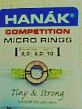 Fly Leader Micro Rings 2, 2.5 & 3mm  Hanak ,For Flies /Euro Nymph  Indicators..