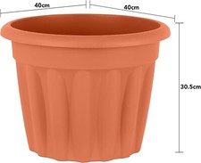 Round Plastic Flower Pots