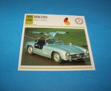 Mercedes 300 SL Gullwing Germany Classic Automobile Photo / Information Card   
