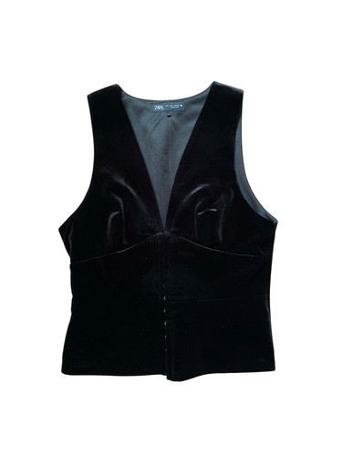 Zara black velvet corset - zara,