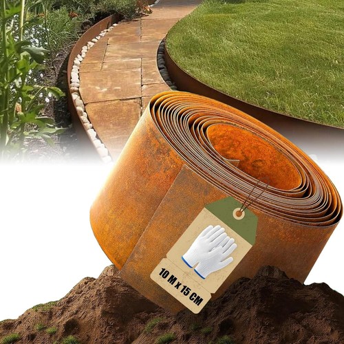 10m roll metal garden edging - 10m/roll,
