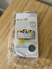 Munchkin High'n Dry Corner Bath Toy Organiser, Grey,  Toy Storage
