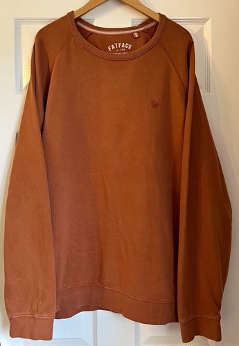 Fatface mens brown crew - brown,