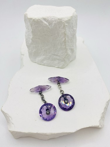 Vintage purple amethyst and - ,
