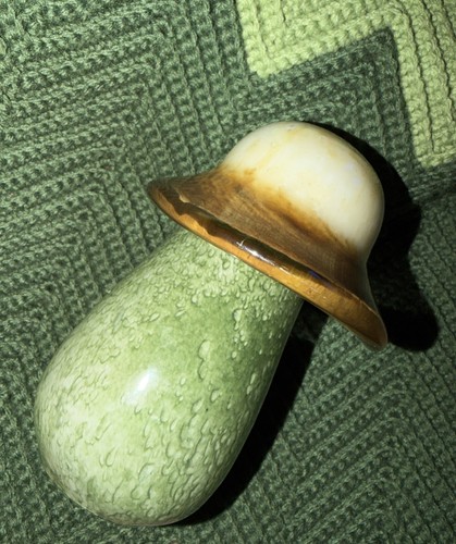 Handblown mushroom - handblown,