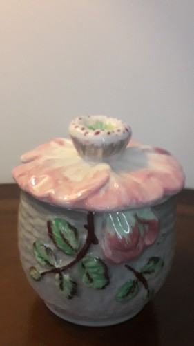 Pottery jam pot shorter and - pottery,