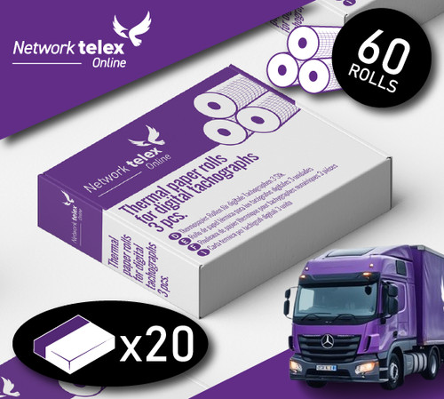 Digital tachograph rolls - tachograph, 60
